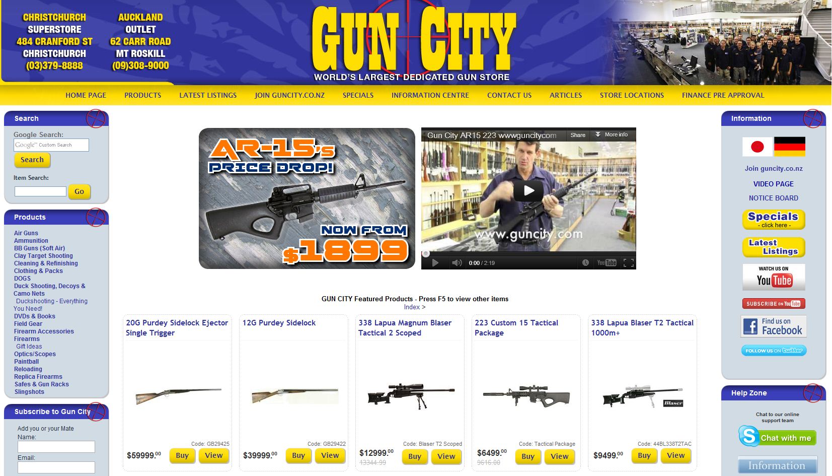 ECOMMERCE - Gun City