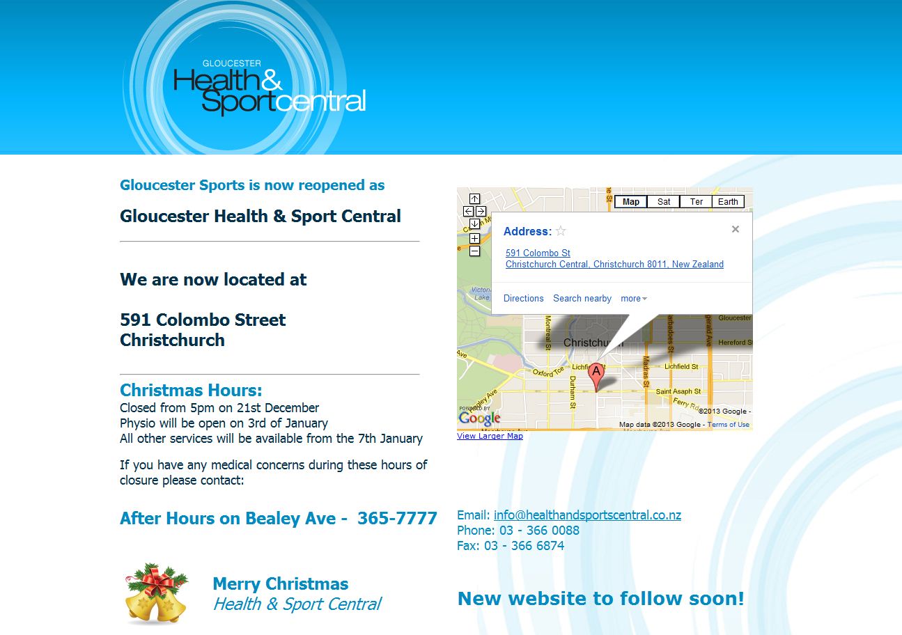 Gloucester Sports Clinic Christchurch